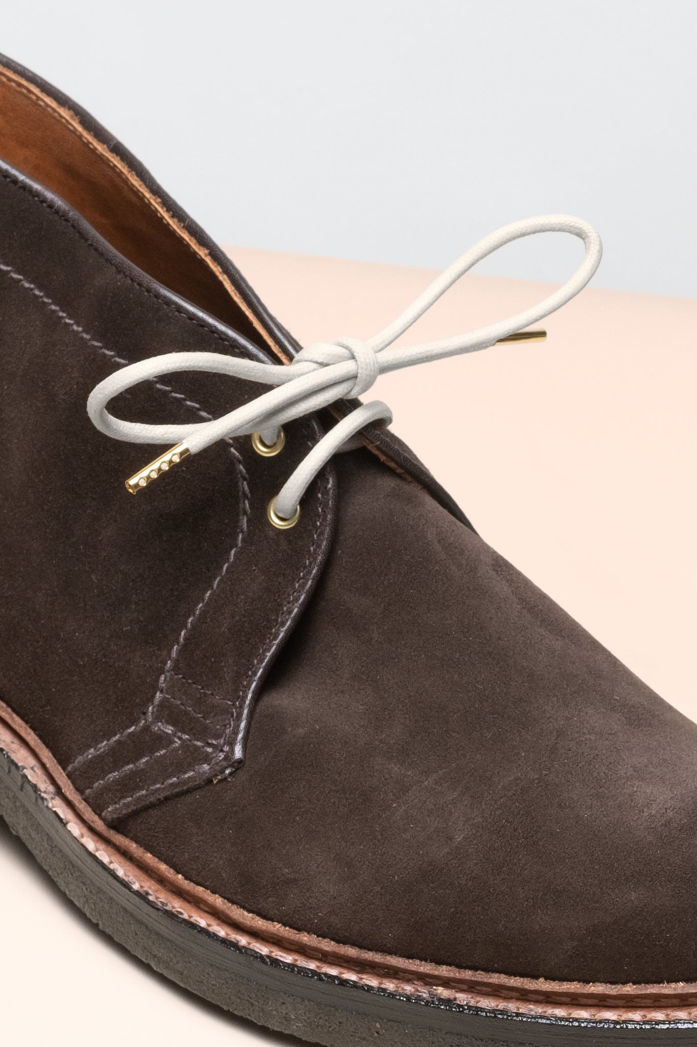 Cordones redondos encerados de 4 mm, color gris níquel