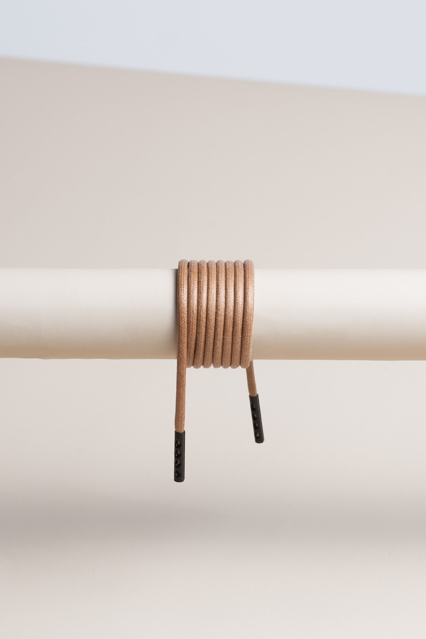 Taupe - Round Waxed Shoelaces | Senkels